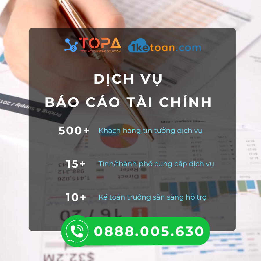 Dịch vụ kế toán thuế trọn gói, kê khai thuế và lập báo cáo tài chính